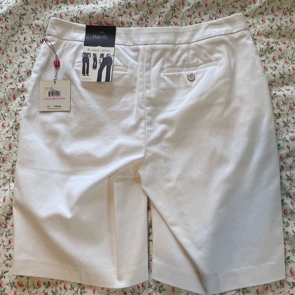 Rafaella Women's Curvy Fit Bermuda Shorts NWT - Picture 2 of 12